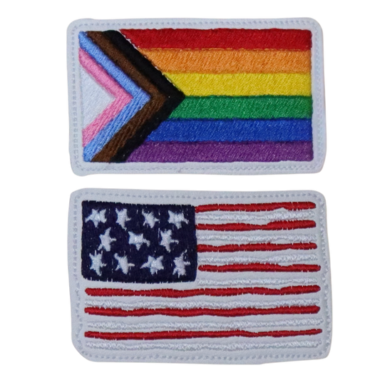 Embroidered Flag Pin