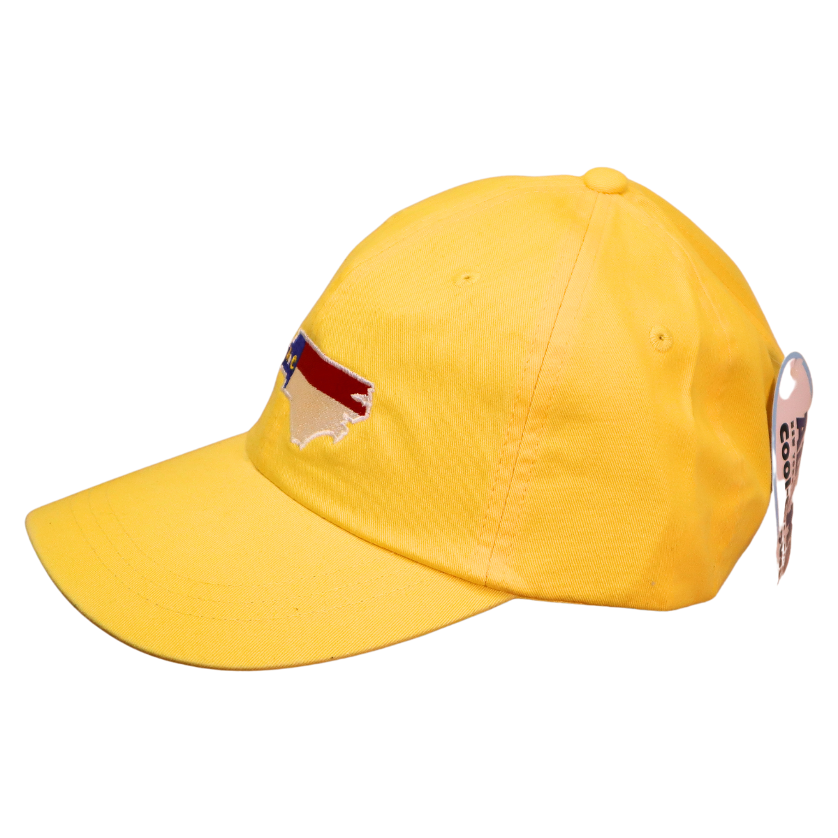 Embroidered Hat * NC Flag Design * Lemon
