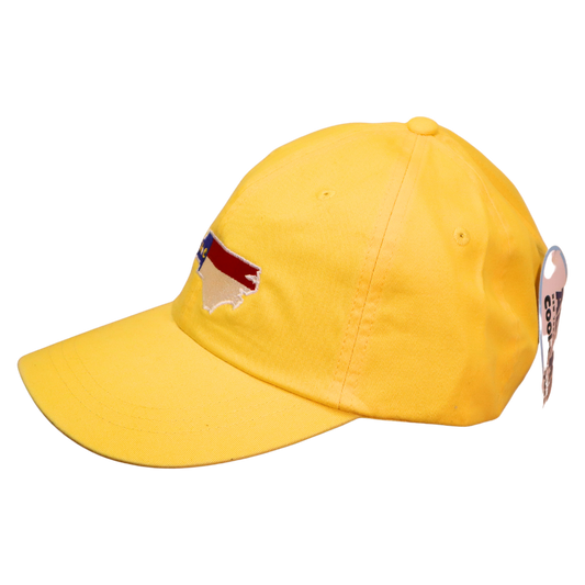 Embroidered Hat * NC Flag Design * Lemon