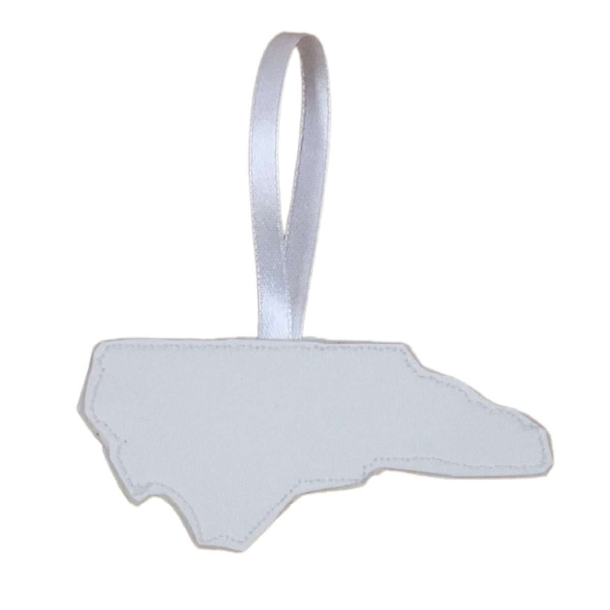 North Carolina * state flag * embroidered ornament