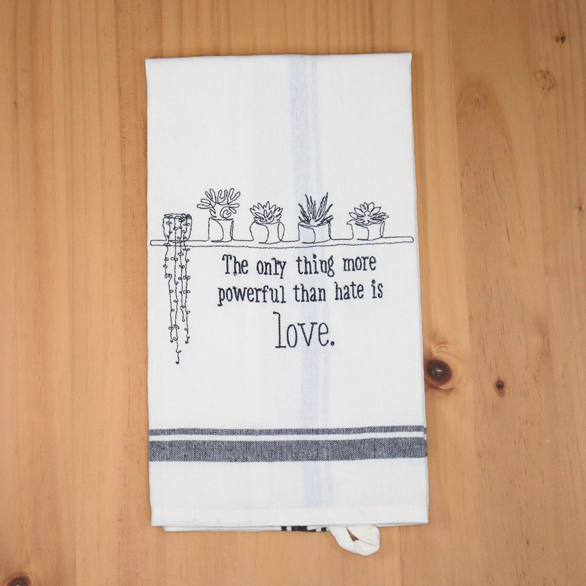 Love is More Powerful Than Hate * Hand Towel