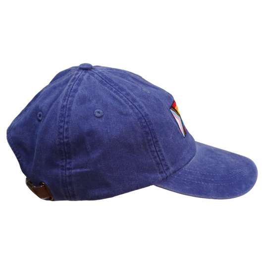 Embroidered Hat * Pride Progress Flag * Royal