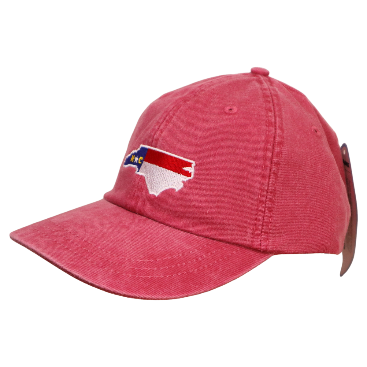 Embroidered Hat * NC Flag Design * Nautical Red