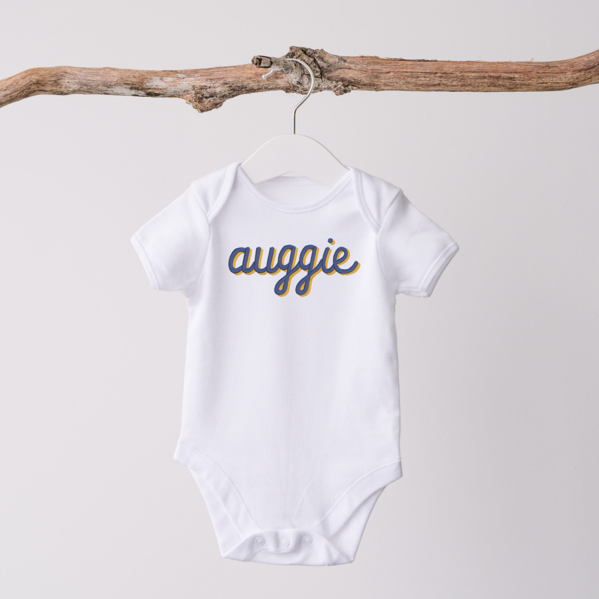 Personalized Baby Onesie, Spirit 2-color Font, Custom Design, Baby Shower Gift