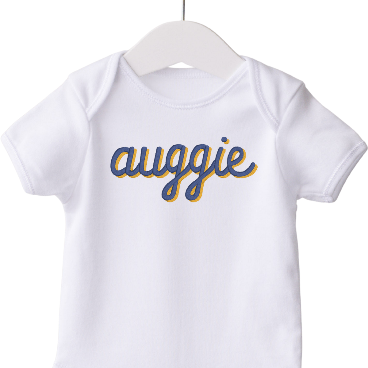 Personalized Baby Onesie, Spirit 2-color Font, Custom Design, Baby Shower Gift