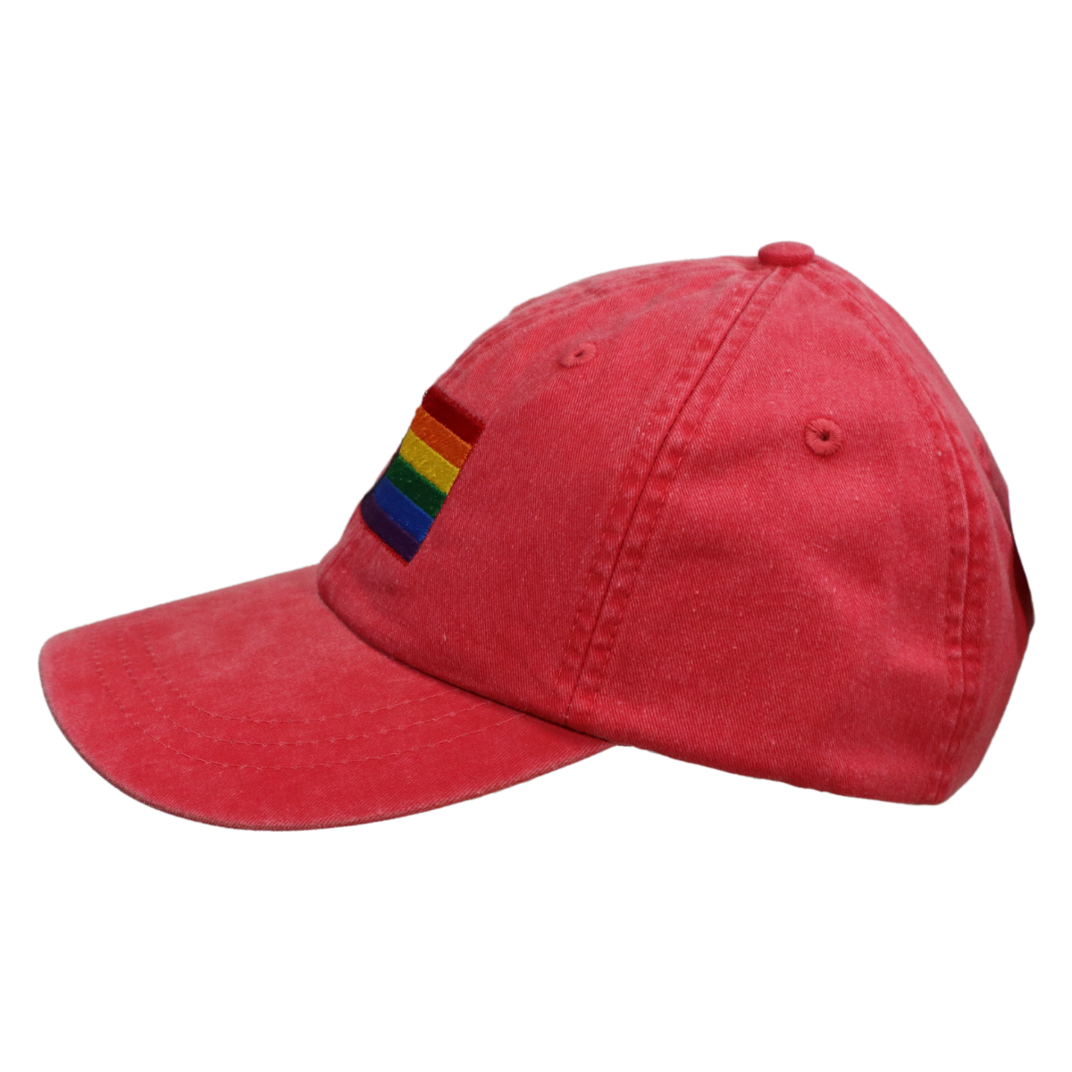 Embroidered Hat * Pride Progress Flag * Poppy