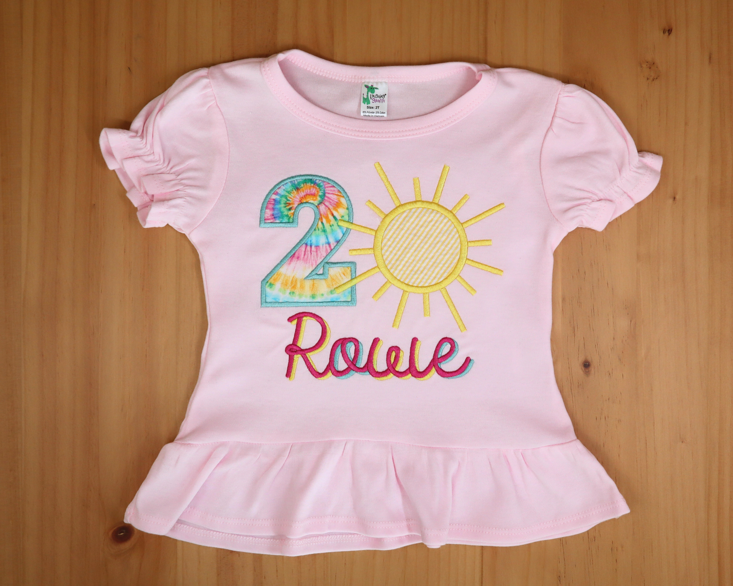 Sunshine Applique Birthday Shirt