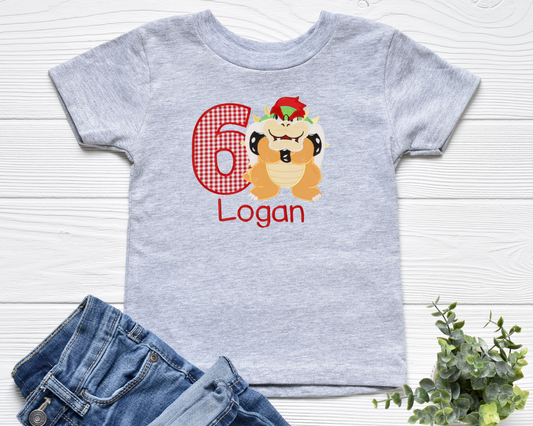 Bowser Birthday Shirt