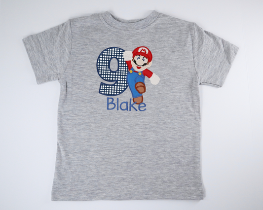 Mario Birthday Shirt
