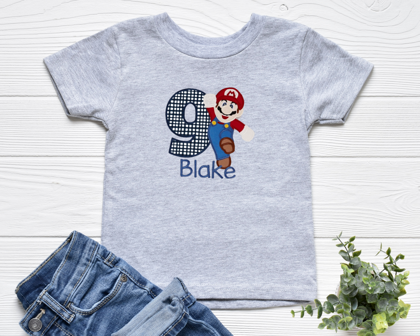 Mario Birthday Shirt