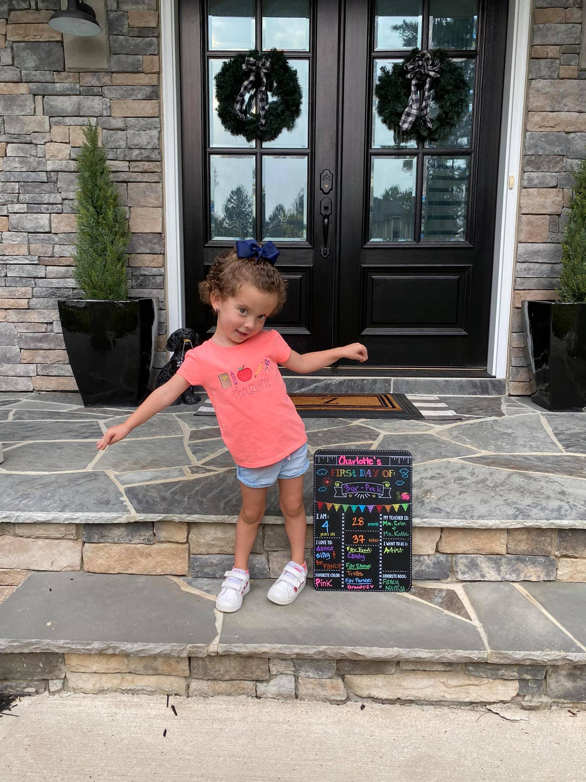 Back to School Shirt – Embroidered School Supply Tee for Kids