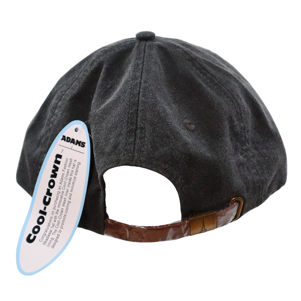 Embroidered Hat * NC Flag Design * Charcoal