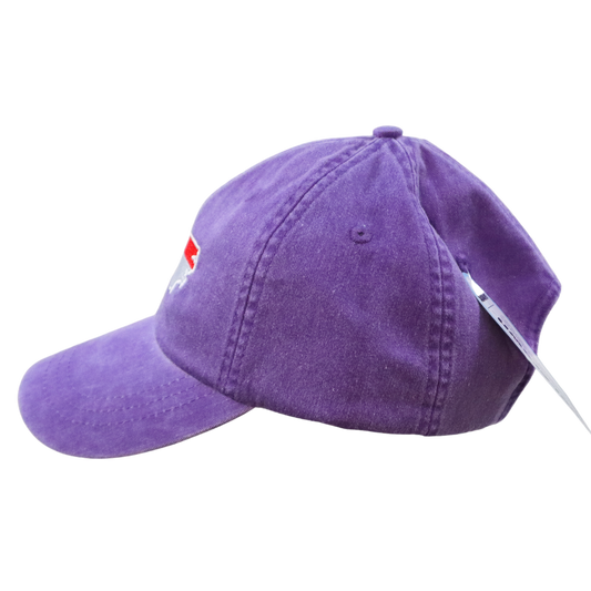 Embroidered Hat * NC Flag Design * Grape