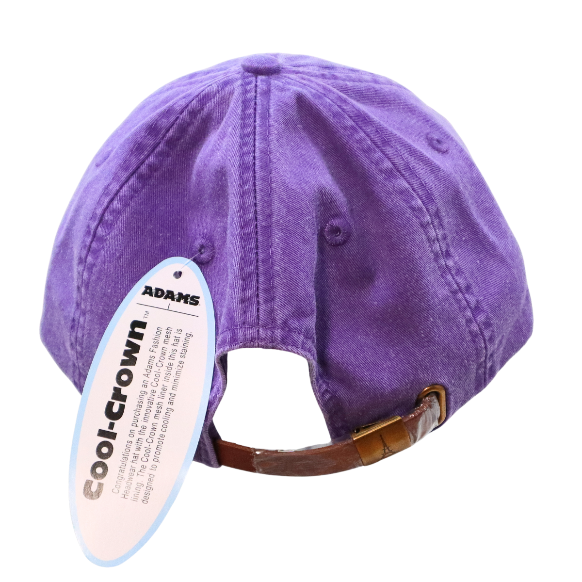 Embroidered Hat * NC Flag Design * Grape