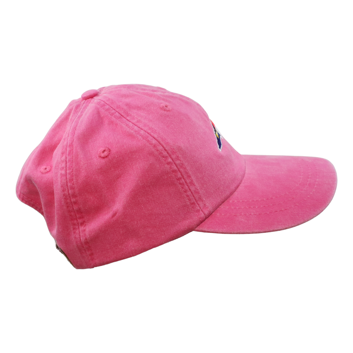 Embroidered Hat * NC Flag Design * Hot Pink