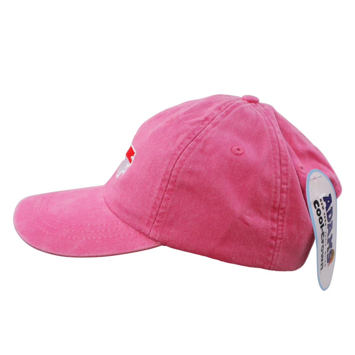 Embroidered Hat * NC Flag Design * Hot Pink