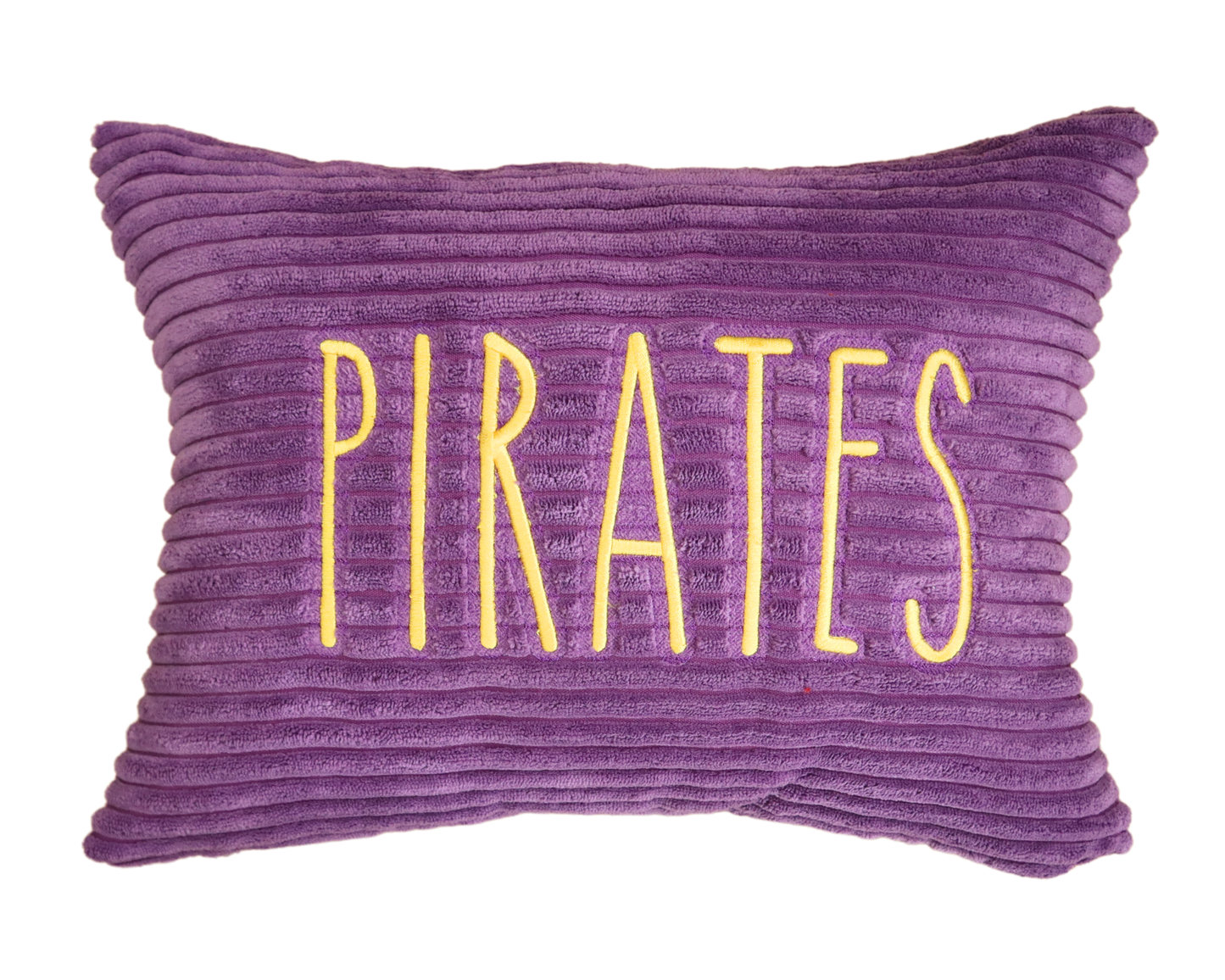 Purple and Gold Dorm Pillow