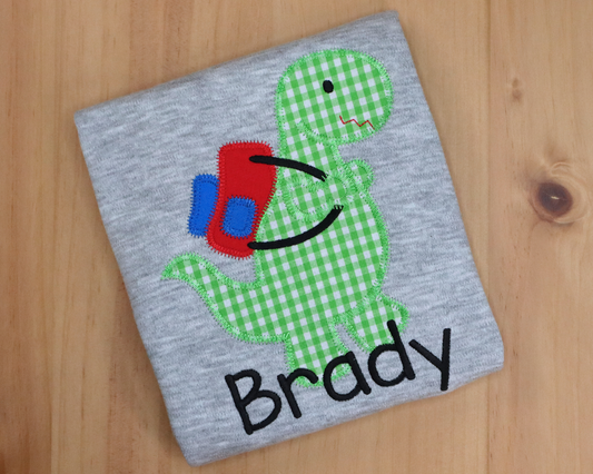 Dino Backpack Back to School Shirt, Dinosaur
