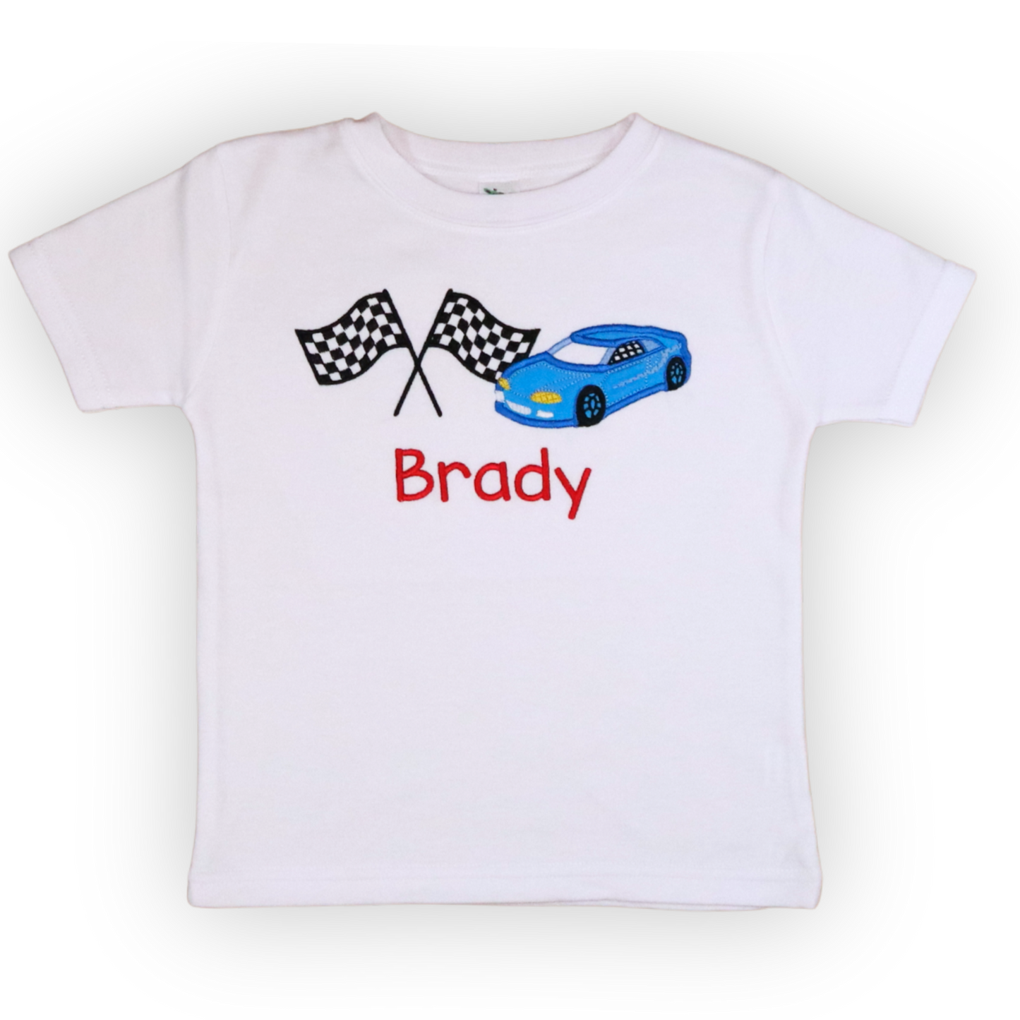 Race Car Applique Shirt