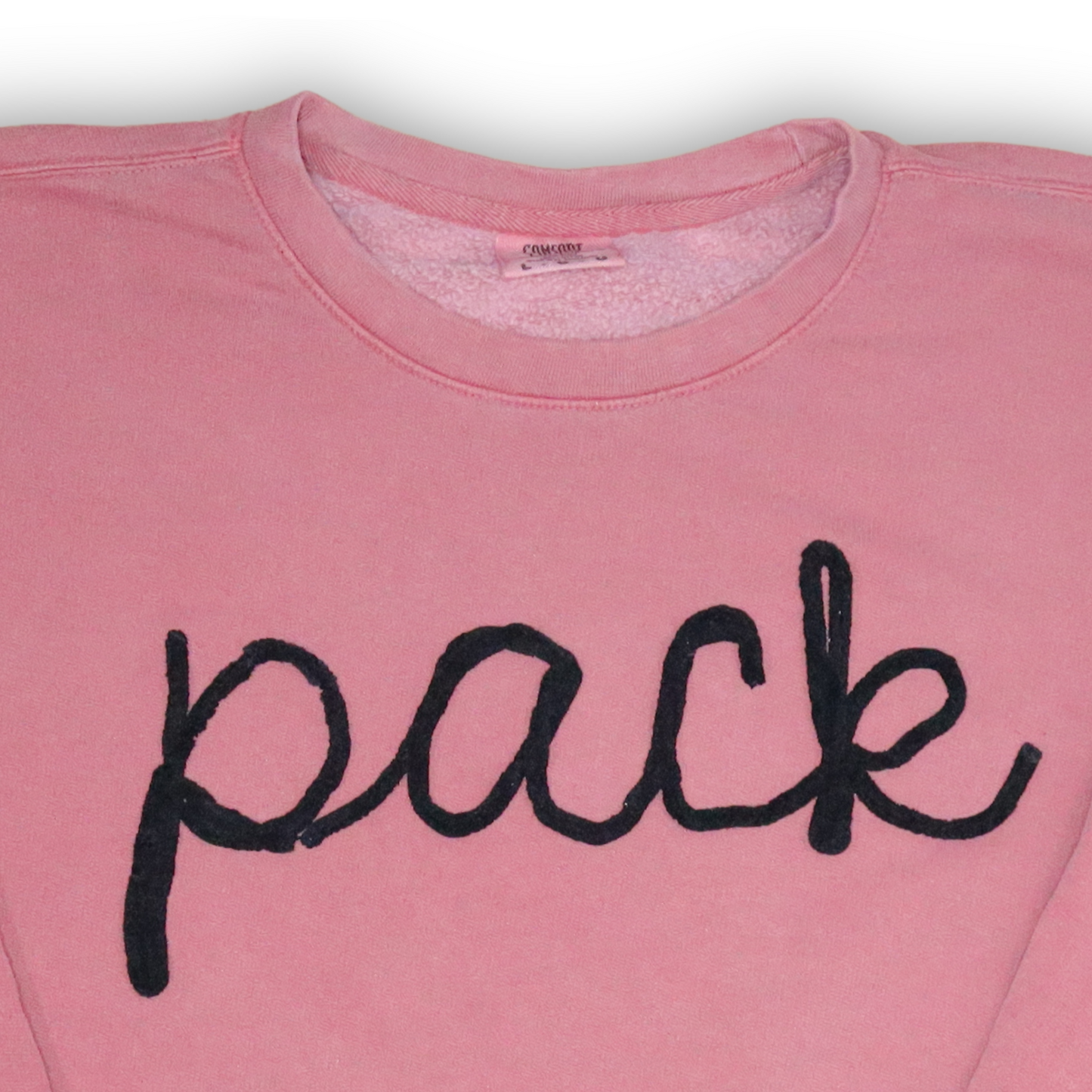 Custom Yarn Embroidery Sweatshirt (Crimson "PACK")