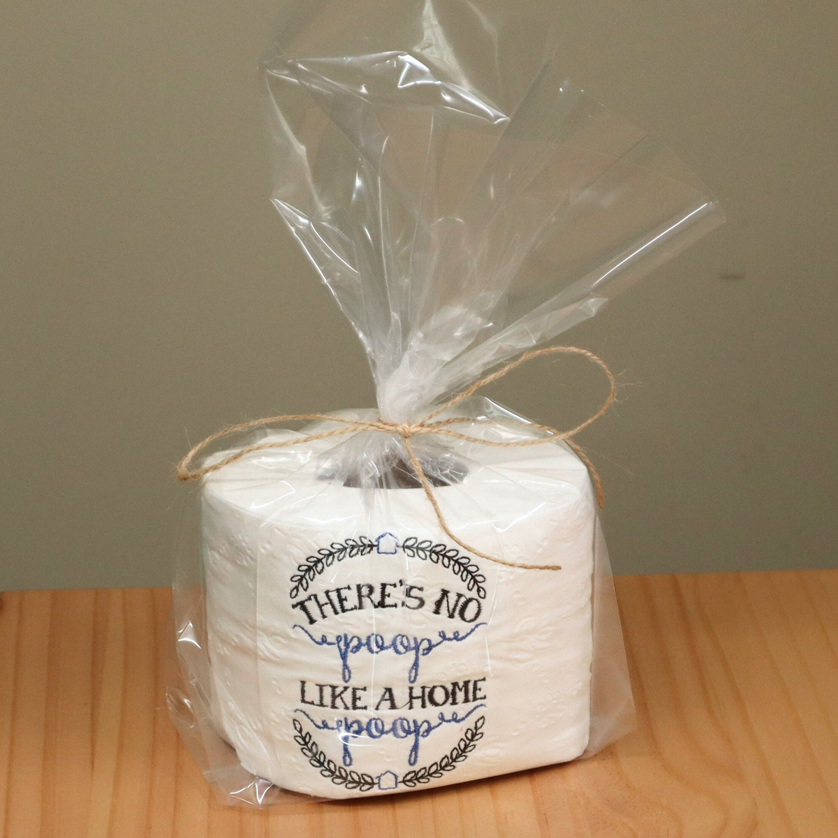 Home Poop, Embroidered Toilet Paper Roll