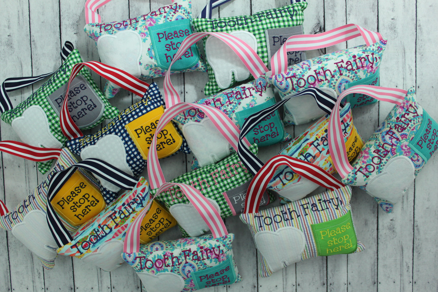 Tooth Fairy Pillow * Rainbow Colors