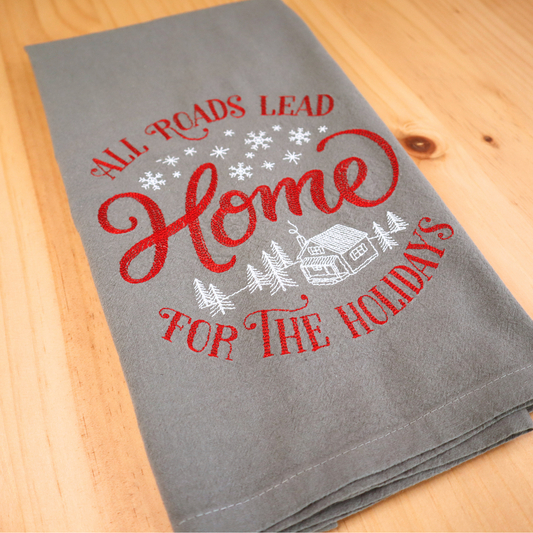 Home for the Holidays * Sentimental Christmas Towel