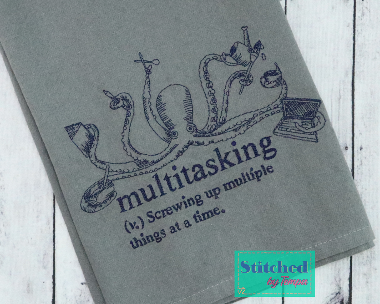 Multitasking Octopus Flour Sack Towel