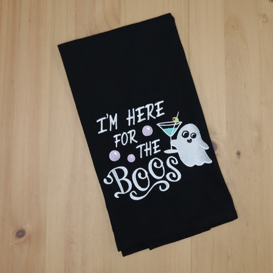 Here for the Boos Towel, Ghost Martini