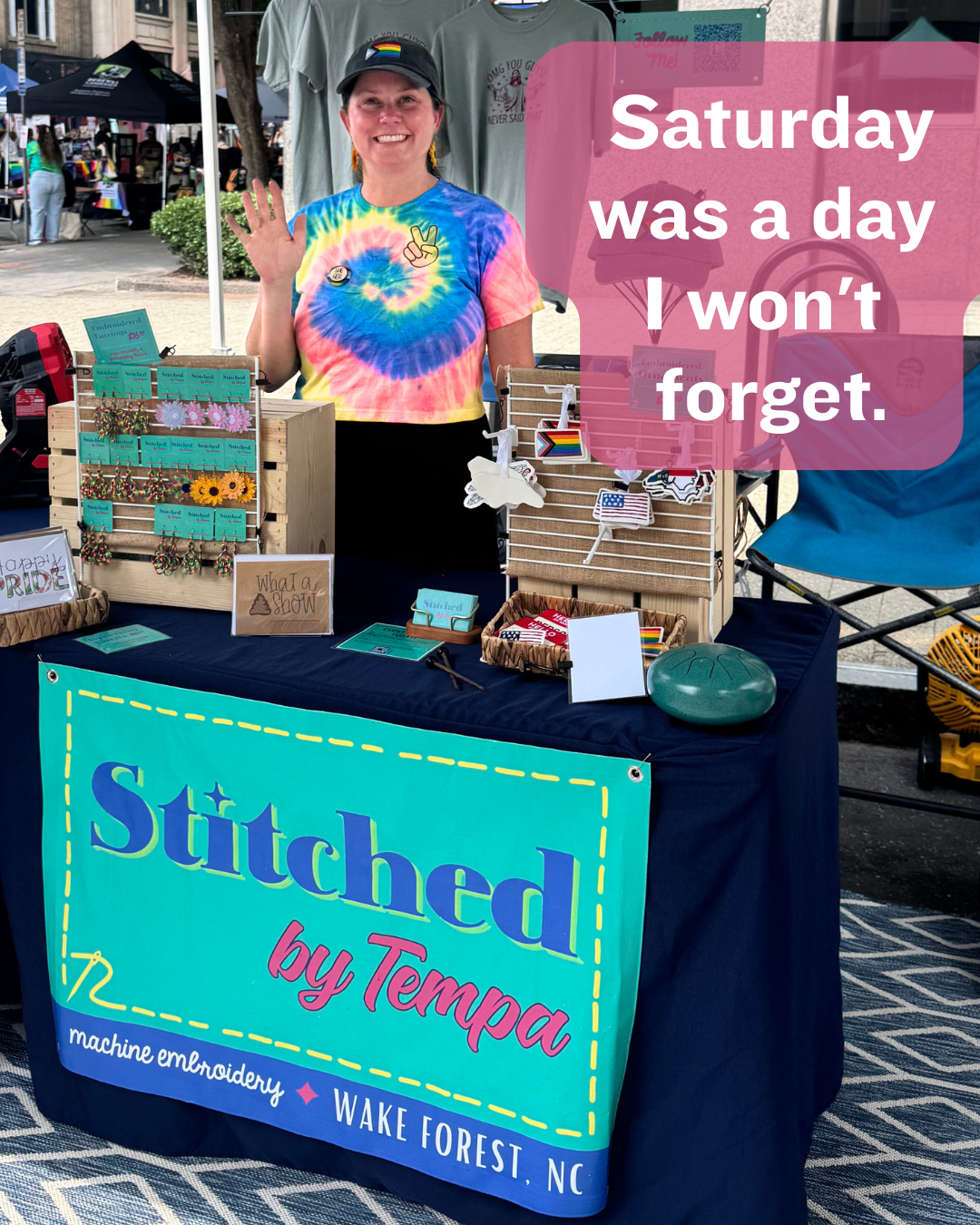 StitchedbyTempa at Out! Raleigh Pride 2026: A Day Worth Remembering