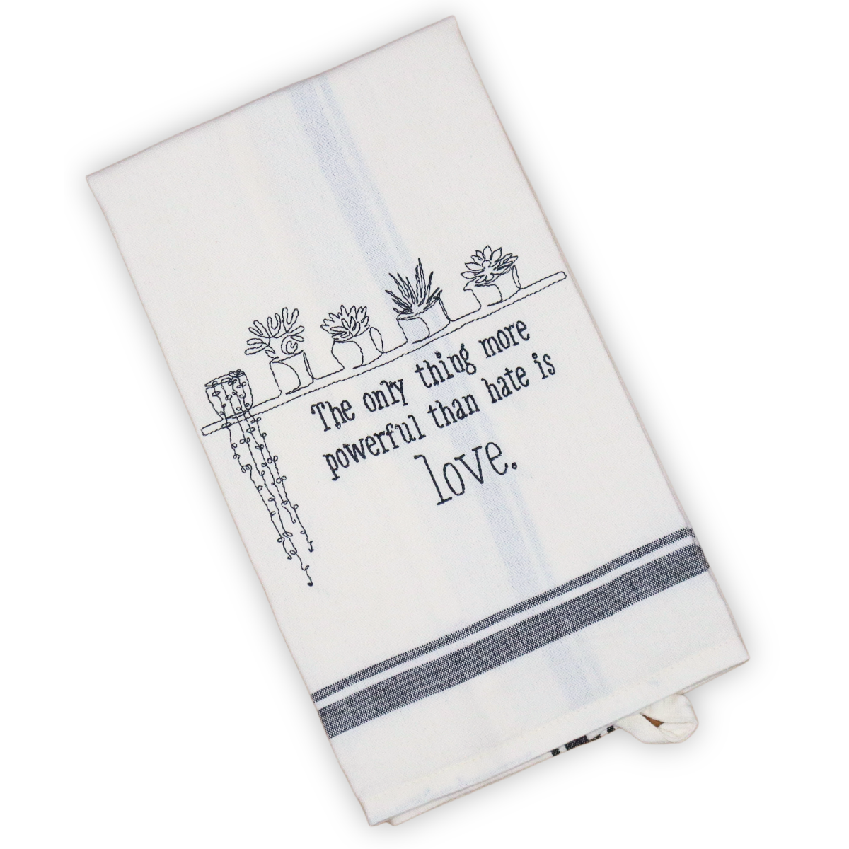 Love is More Powerful Than Hate *  Hand Towel