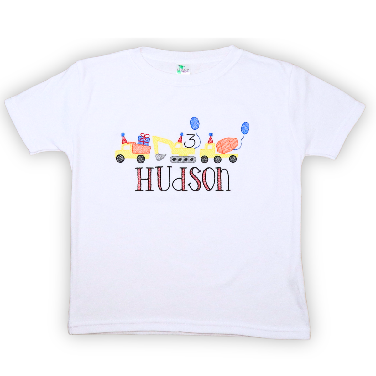 Custom Birthday Tee — Laughing Giraffe Blank