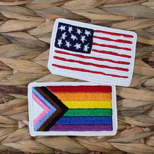 Embroidered Flag Pin