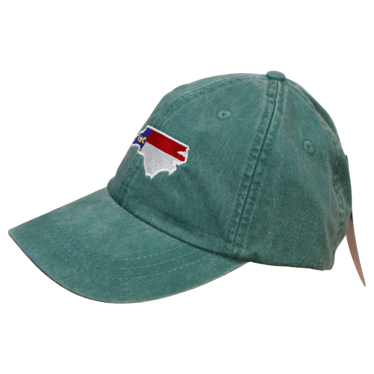 Embroidered Hat * NC Flag Design * Forest