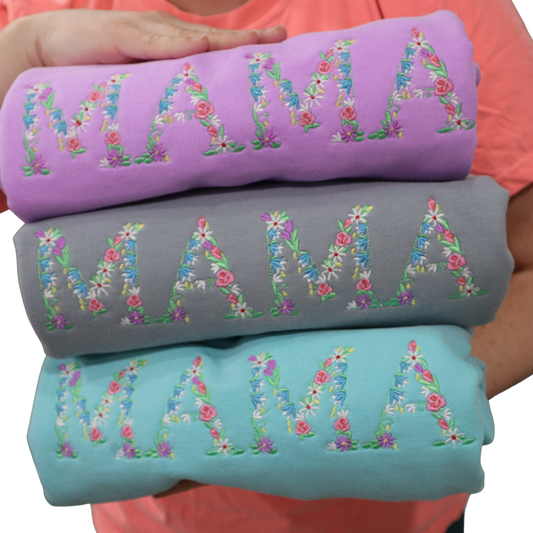 MAMA Floral Sweatshirts, Mother's Day Gift