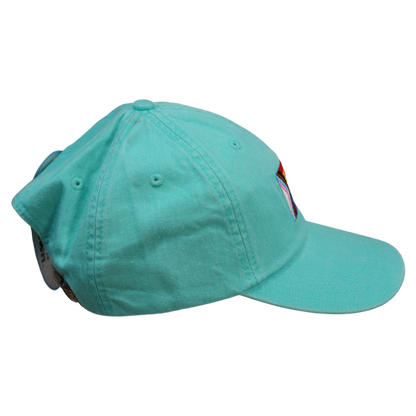 Embroidered Hat * Pride Progress Flag * Seafoam