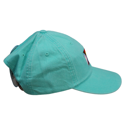 Embroidered Hat * Pride Progress Flag * Seafoam