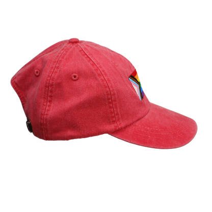 Embroidered Hat * Pride Progress Flag * Poppy