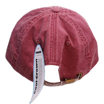 Embroidered Hat * Pride Progress Flag * Burgundy