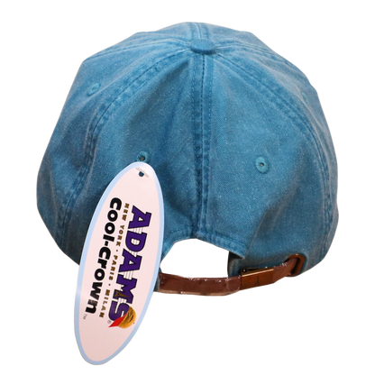 Embroidered Hat * NC Flag Design * Teal