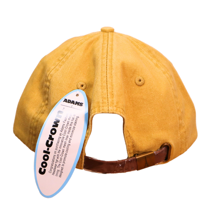 Embroidered Hat * NC Flag Design * Mustard