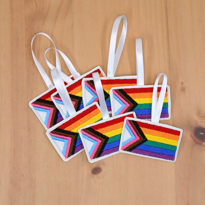 Pride Progress Flag Ornament