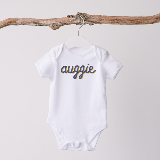 Personalized Baby Onesie, Spirit 2-color Font, Custom Design, Baby Shower Gift