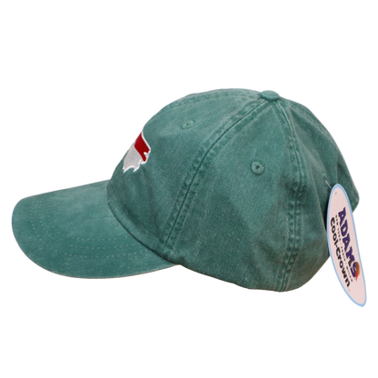 Embroidered Hat * NC Flag Design * Forest