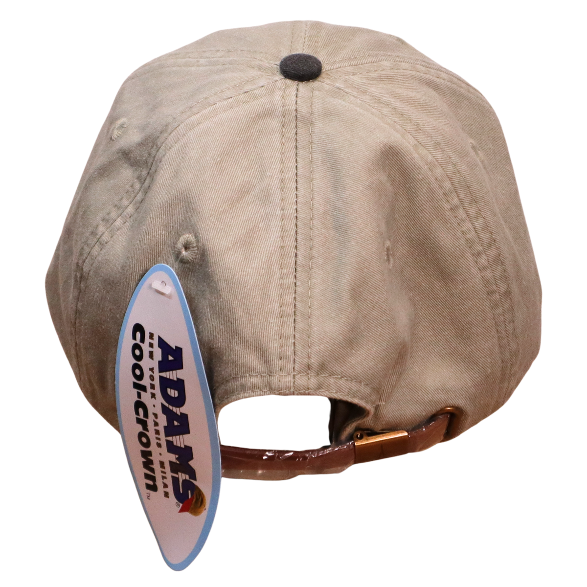 Embroidered Hat * NC Flag Design * Khaki with Brim