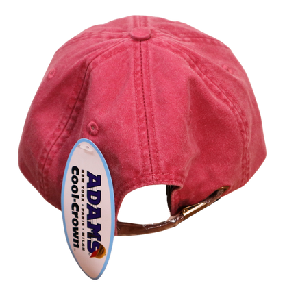 Embroidered Hat * NC Flag Design * Nautical Red