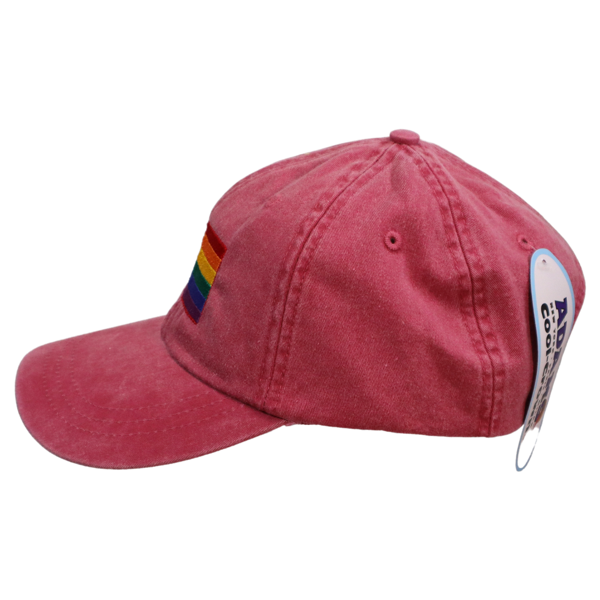Embroidered Hat * Pride Progress Flag * Nautical Red