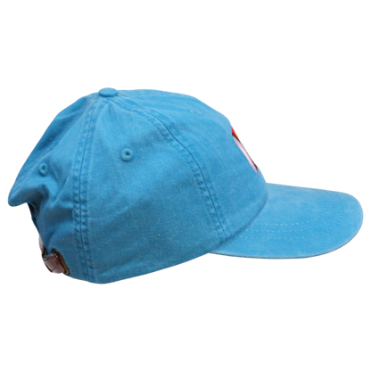 Embroidered Hat * Pride Progress Flag * Caribbean Blue