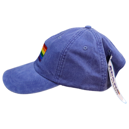 Embroidered Hat * Pride Progress Flag * Royal