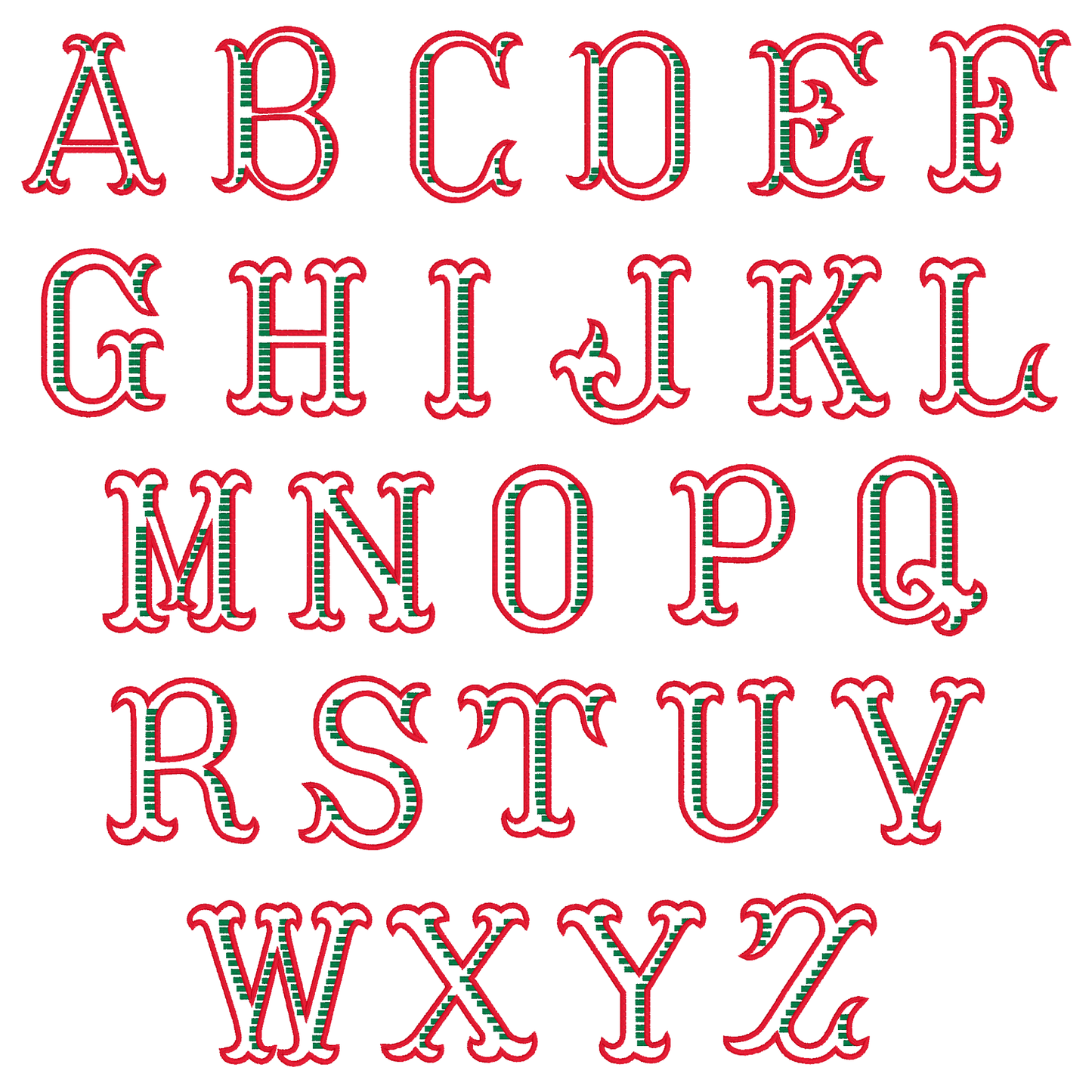 Monogrammed Christmas Towel, Holly Wreath Frame, Red and Green, Custom Gift